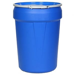 30 Gallon UN Approved Poly Open Top Drum with Lid