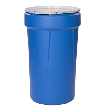 55 gallon UN Approved Poly Open Top Drum with Lid